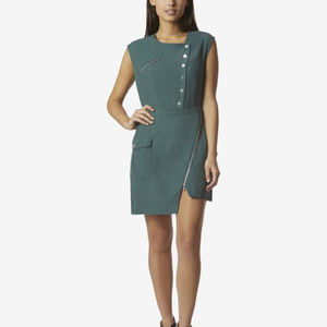 SALE TODAY ONLY !! Avec Les Filles Utility Zipper mini Dress